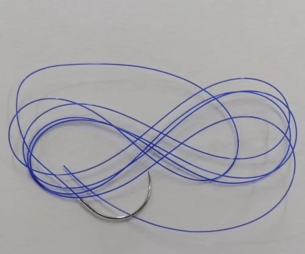 POLIPROPILENO Nº 3/0 90 CM 1/2 CIRCULO DOBLE 25 MM X UNIDAD