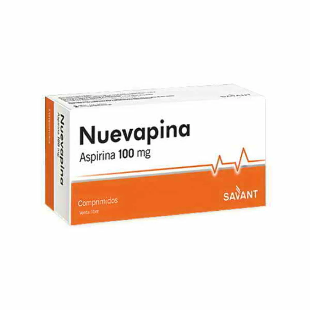 NUEVAPINA 100MG X 98 COMP - AC. ACETILSALICILICO  (SAVANT) - A3