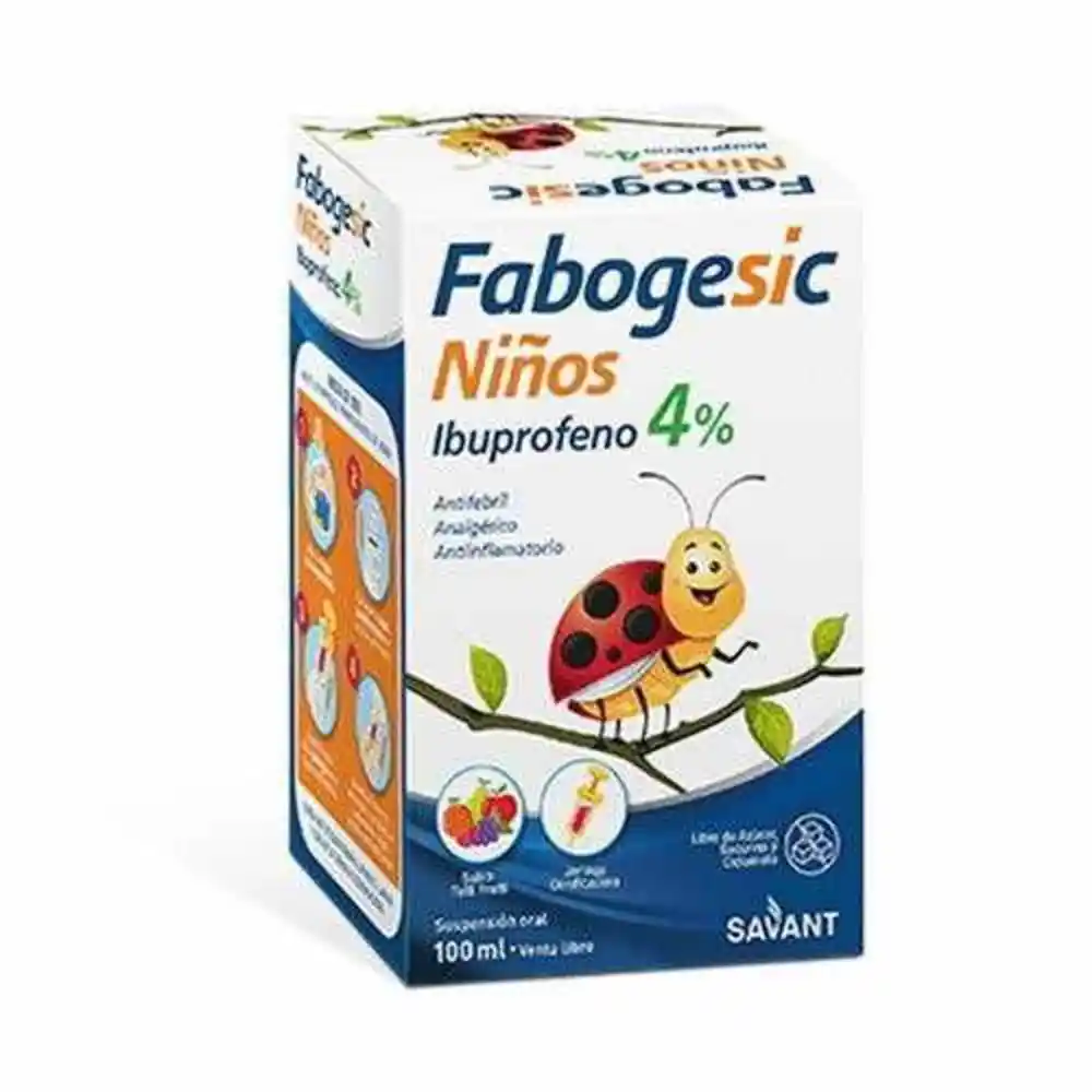 FABOGESIC JBE 4% X 100 ML  - IBUPROFENO - A7