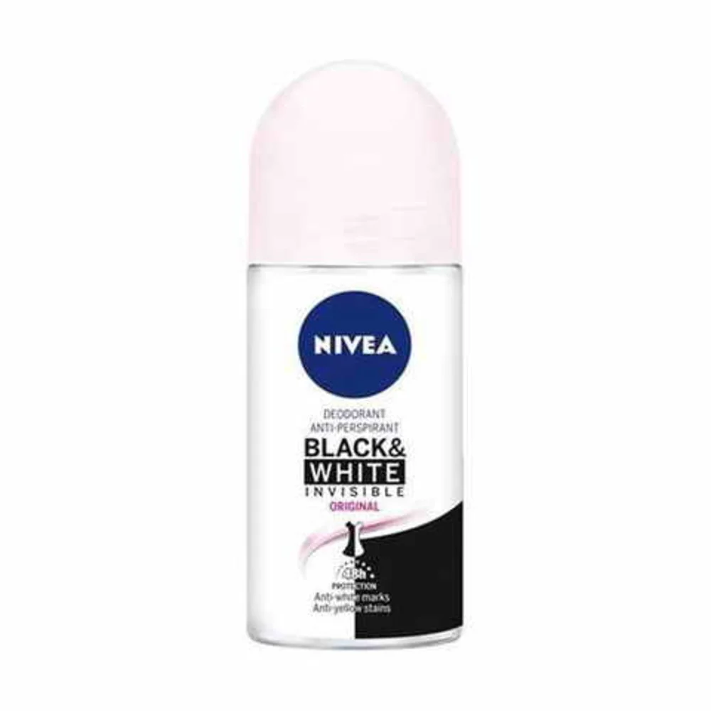 NIVEA DEO INVISIB.BLACK&WHITE CLEAR  ROLL-ON X50ML