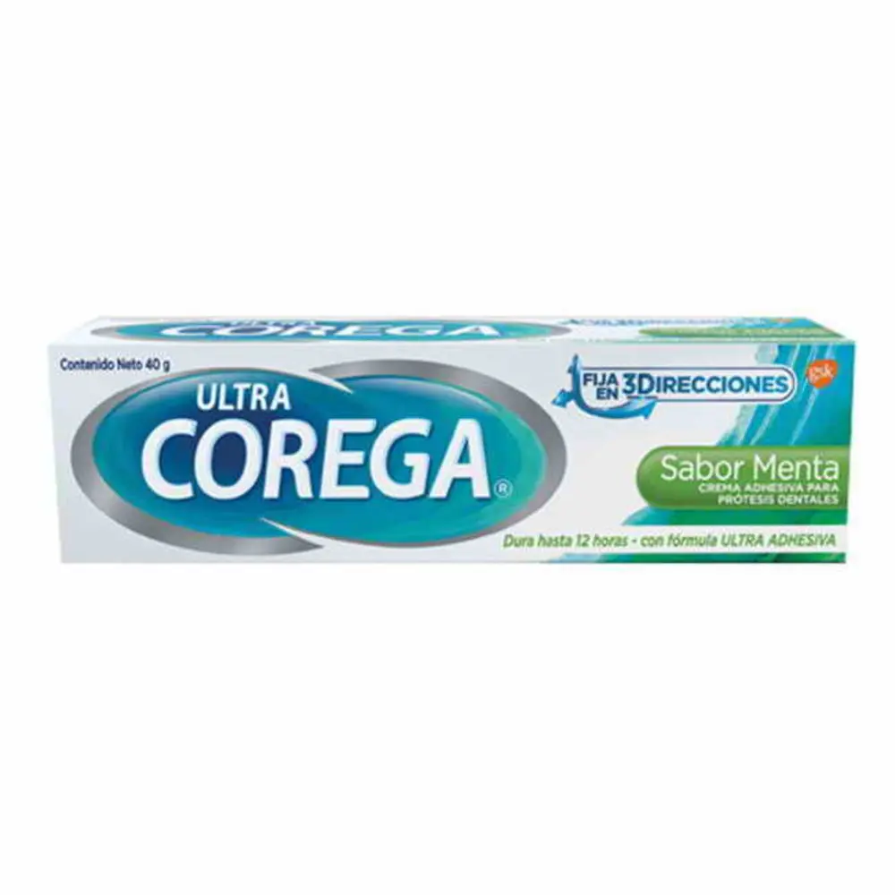 ULTRA COREGA CR.ADHES.(MENTA)  X40GRS