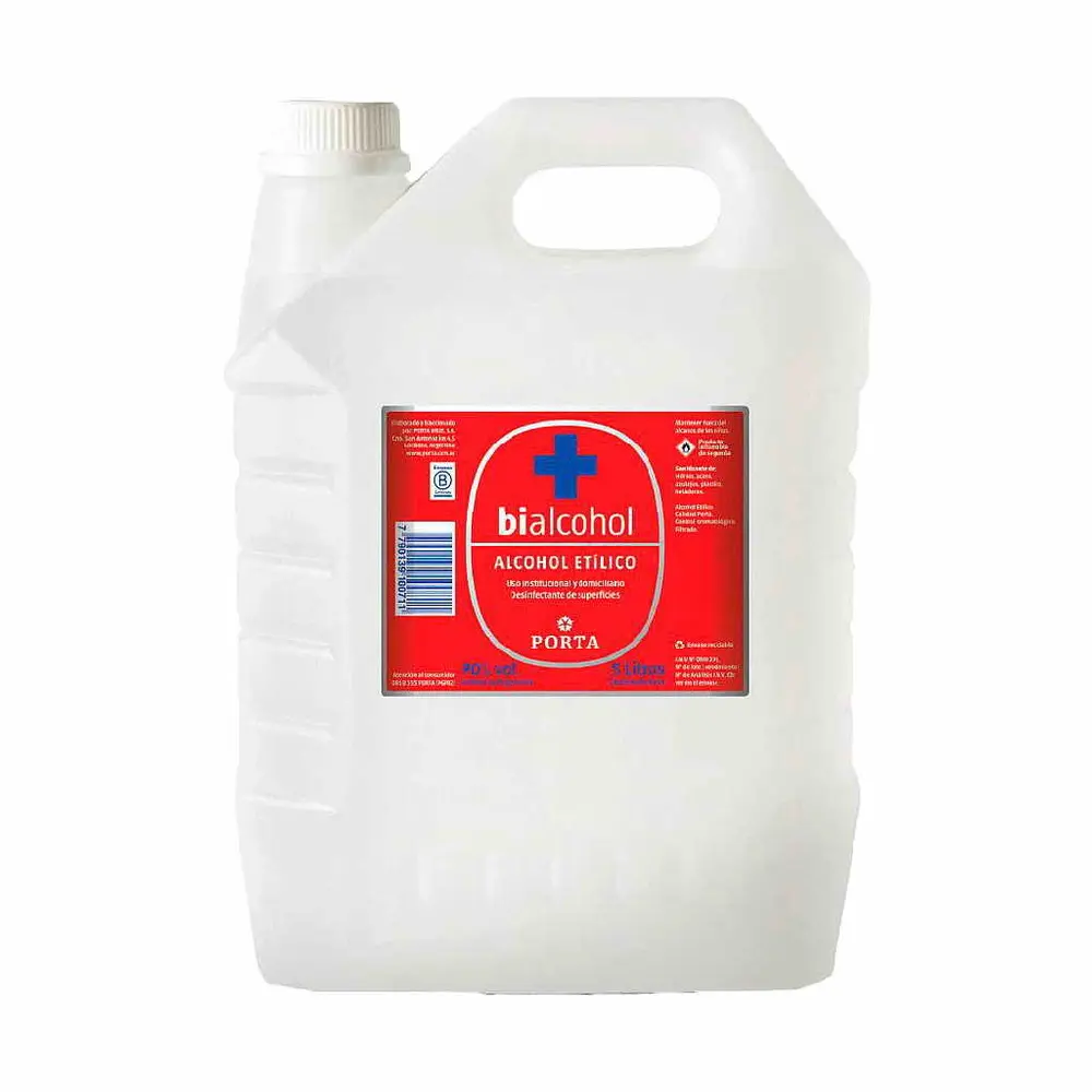 ALCOHOL ETILICO AL 70% X 5000ML