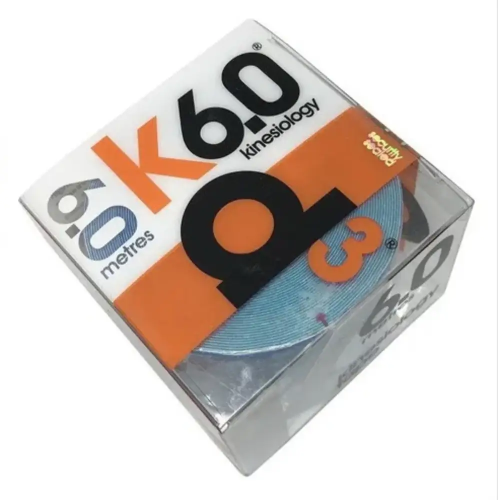 CINTA NEURO MUSCULAR KINESIOLOGY 5CM X 6M (CELESTE). MARCA D3