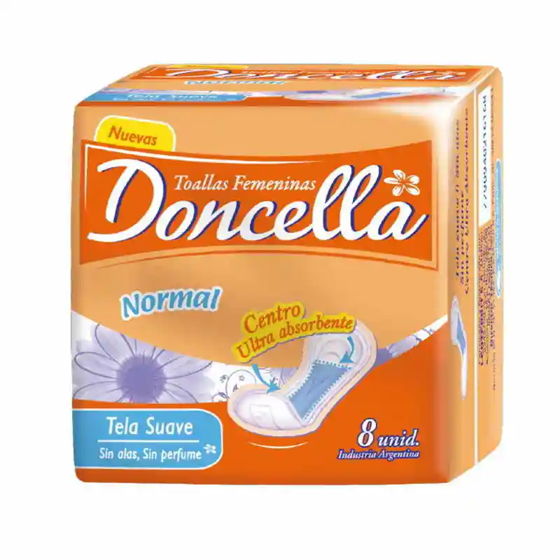 TOALLA ANATOMICA POCKET S/ALAS-S/DEO X 8