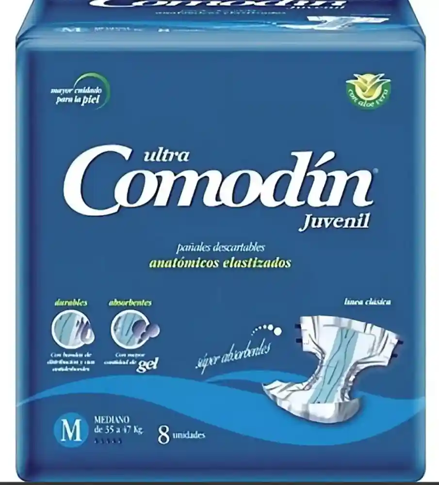 PAÑAL JUVENIL ANATOMICO "M" X 8 UNI