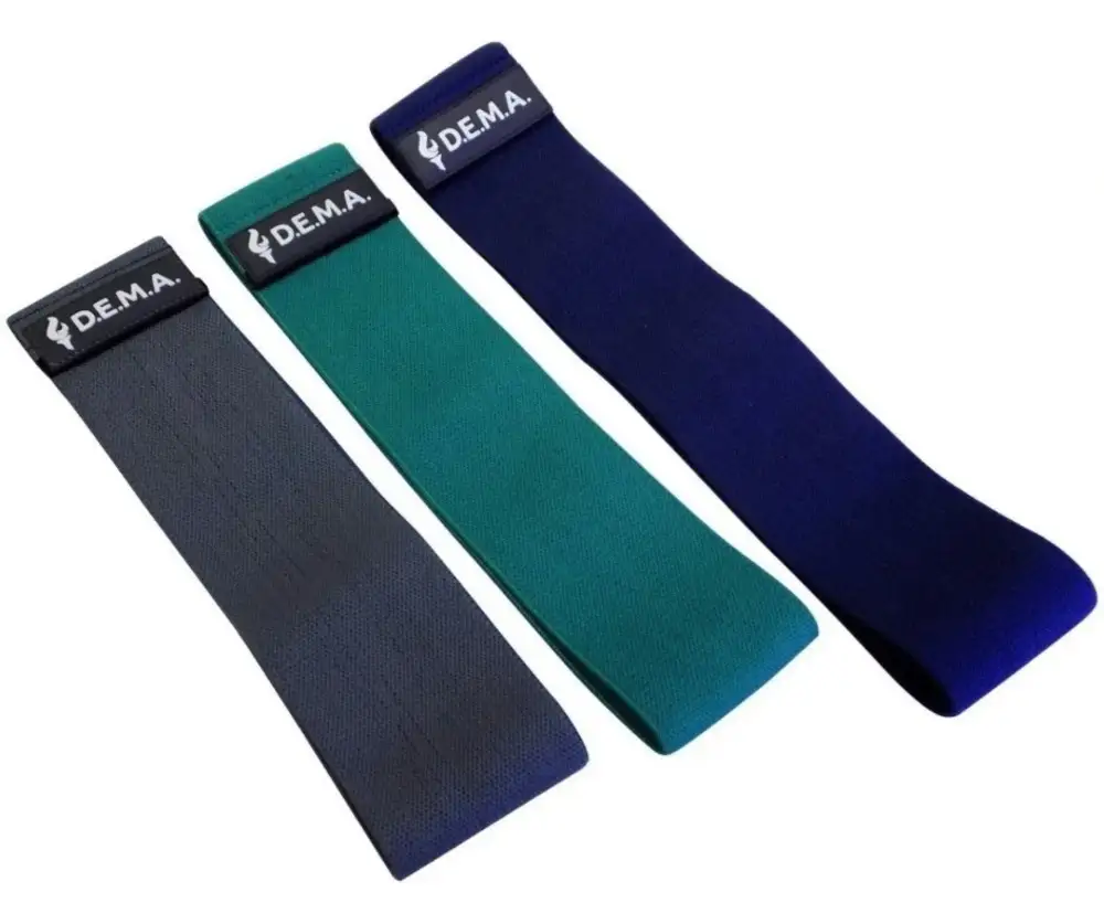 BANDA CIRCULAR ELASTICA MOD.2 GRIS-AZUL-VERDE PACK X 3 UNIDADES D-BT-2