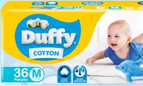 PAÑAL NIÑO DUFFY COTTON "M" X 36 UNI