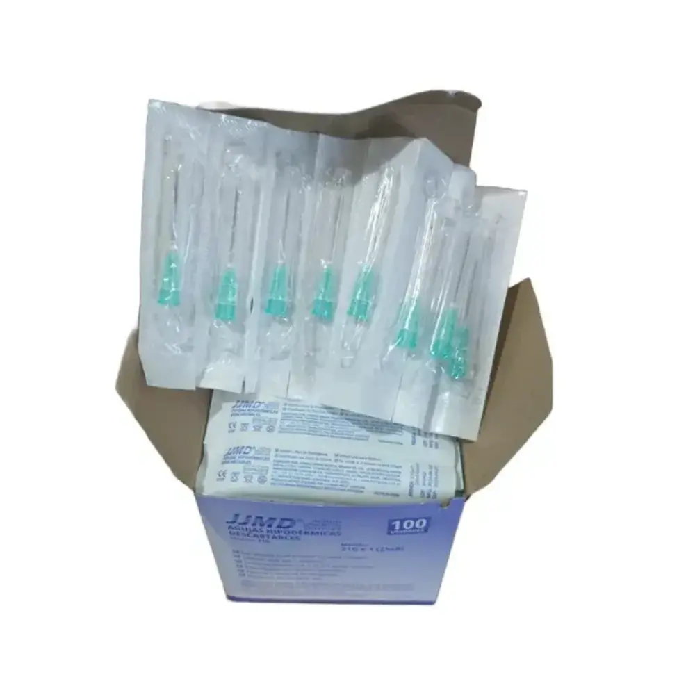 AGUJA DESCARTABLE 13/4 27 G X 1/2` - X 100 UNIDADES