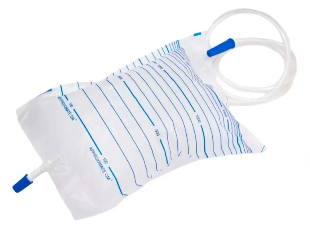 BOLSA COLECTORA DE ORINA CAMA 2 L C/ GANCHO X UNIDAD