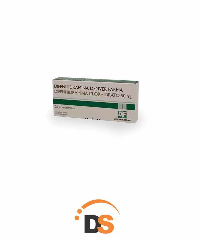 DIFENHIDRAMINA 50MG X 20 COMPRIMIDOS (DENVER FARMA) - C4