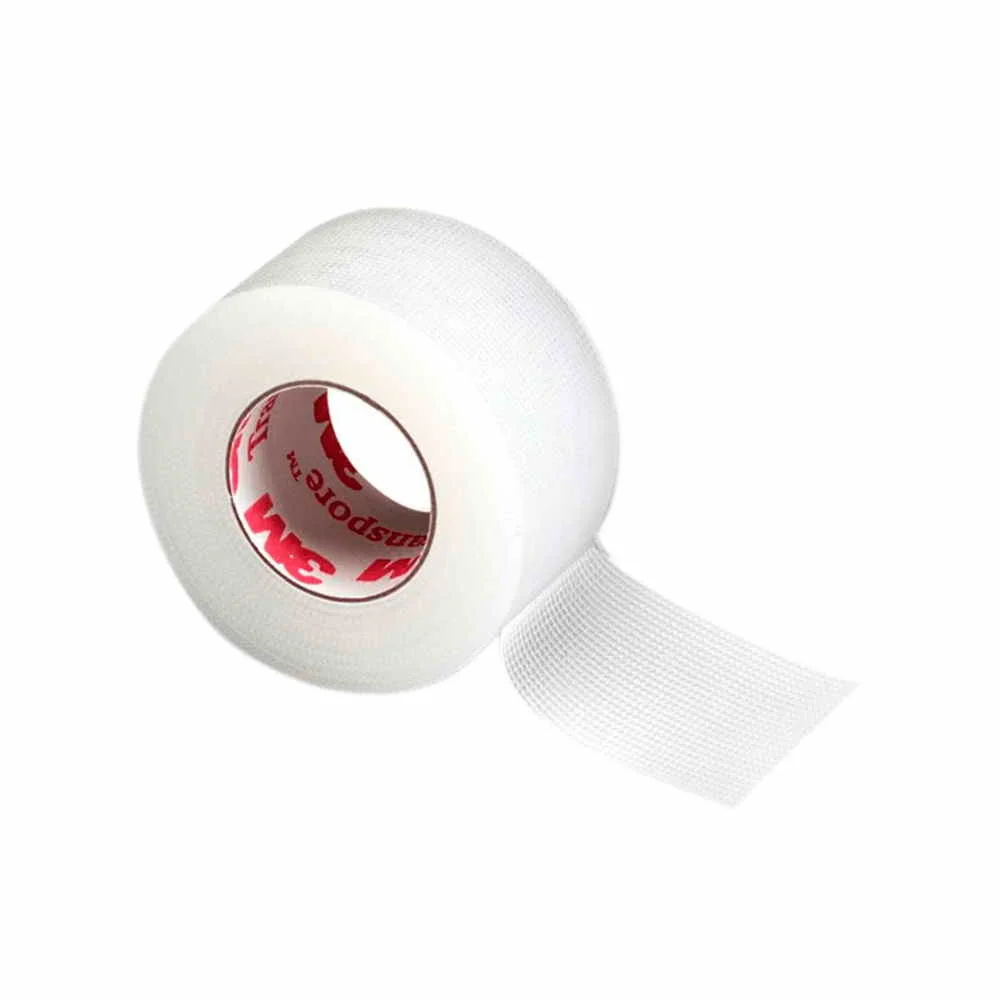 TELA HIPOALERGENICA TRANSPORE DE 2,5CM X UNIDAD
