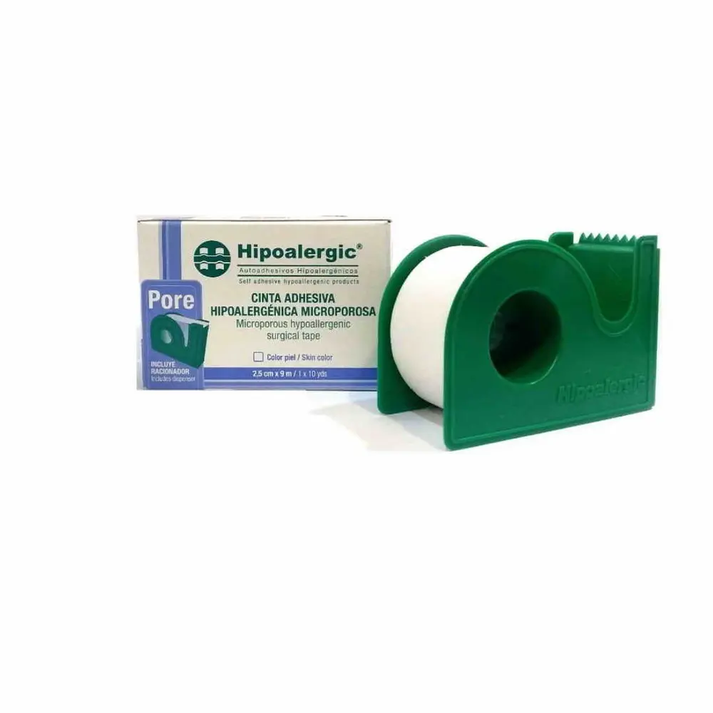 TELA HIPOALERGENICA MICROPOROSA DE 5CM S/C X UNIDAD